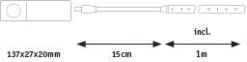 LED Strip - batteriebetrieben