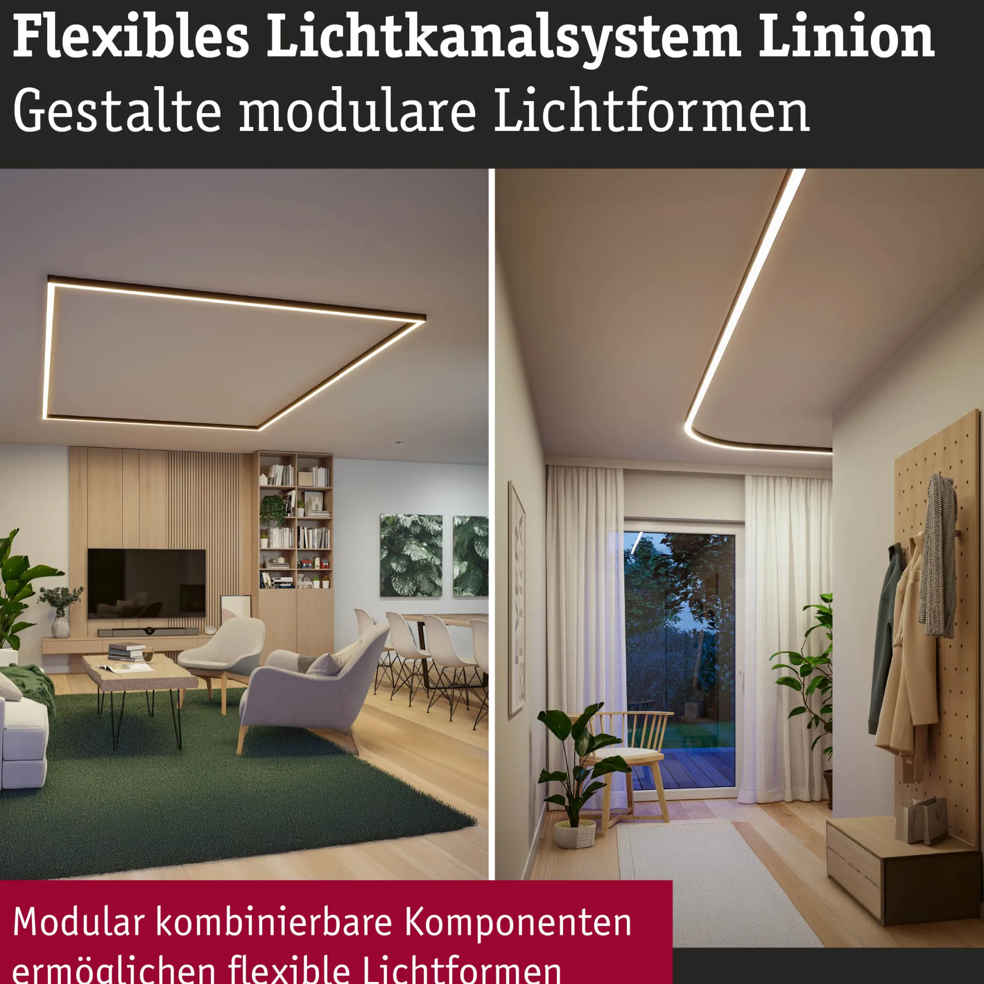 Linion Lichtkanal - 90 °