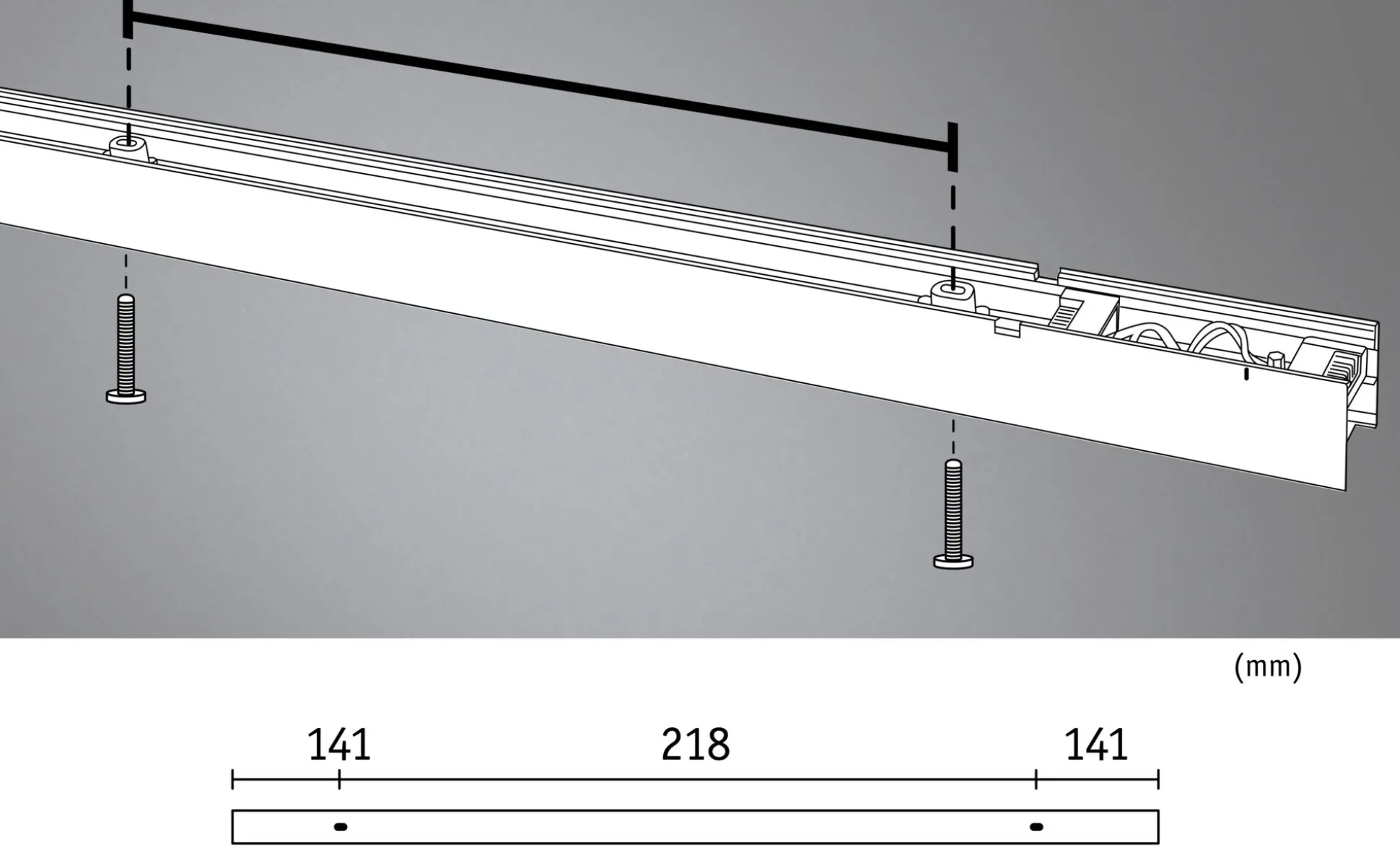 Linion Lichtkanal - 0,5m