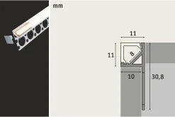 LumiTiles LED Strip Profil - Frame 1m