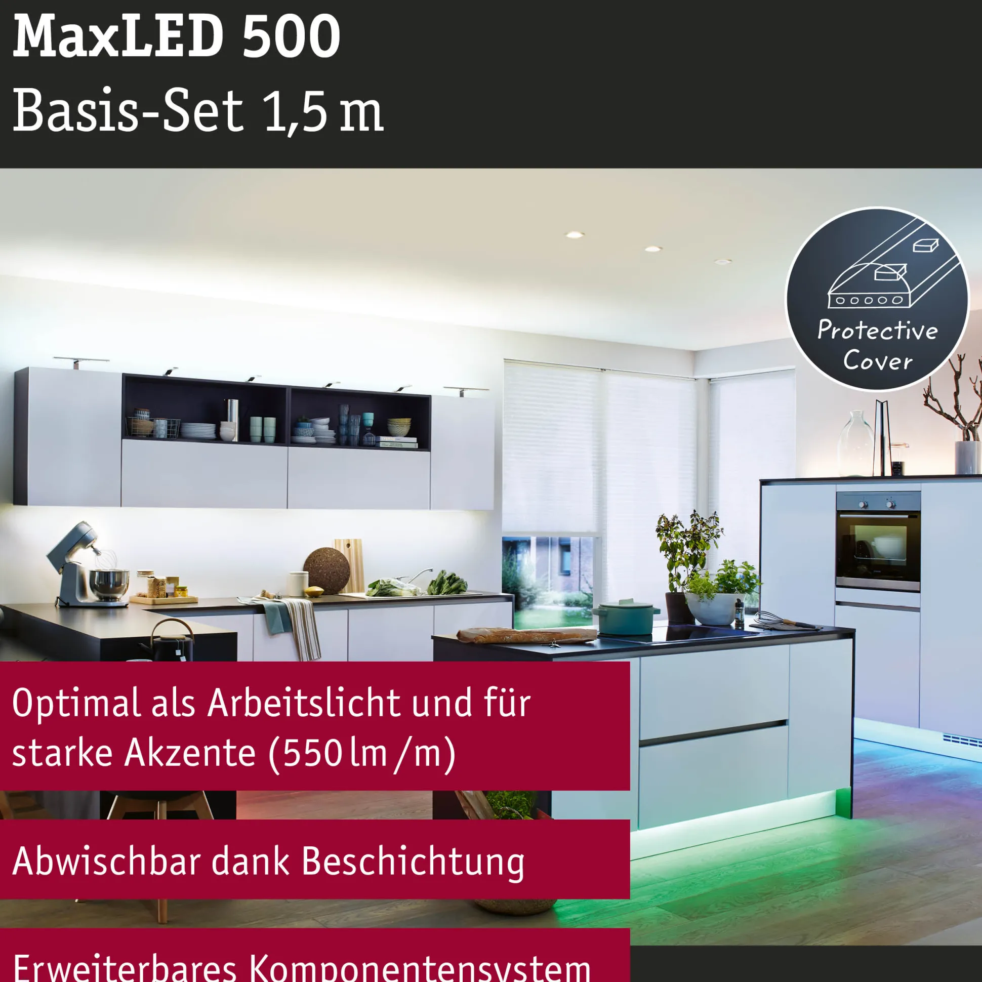 MaxLED 500 LED Strip - Basisset 1,5m RGBW