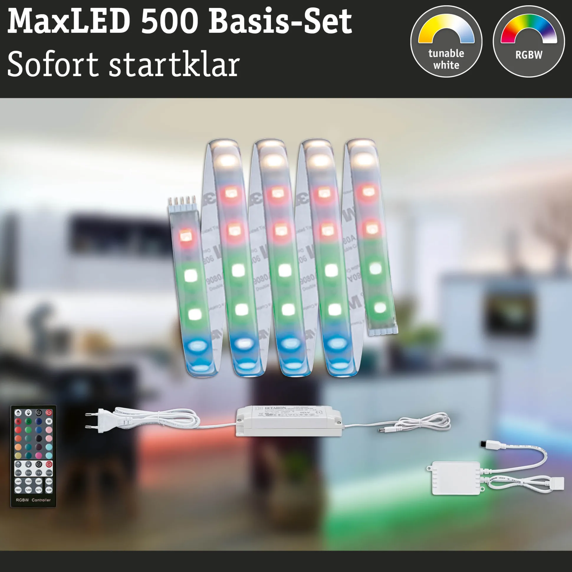 MaxLED 500 LED Strip - Basisset 1,5m RGBW