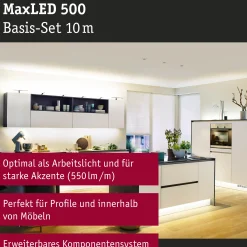 MaxLED 500 LED Strip - Basisset 10m Warmweiß