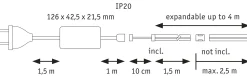 MaxLED 500 LED Strip - Basisset 1,5m 2700K