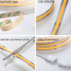 MaxLED 1000 LED Strip - Basisset 3m Warmweiß