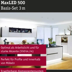 MaxLED 500 LED Strip - Basisset 3m Tageslichtweiß