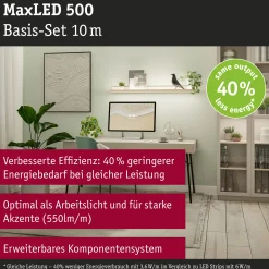 MaxLED 500 LED Strip - Basisset 10m Warmweiß
