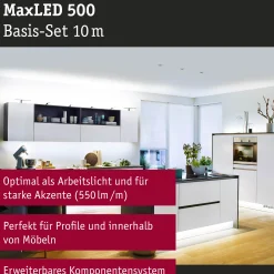 MaxLED 500 LED Strip - Basisset 10m Tageslichtweiß