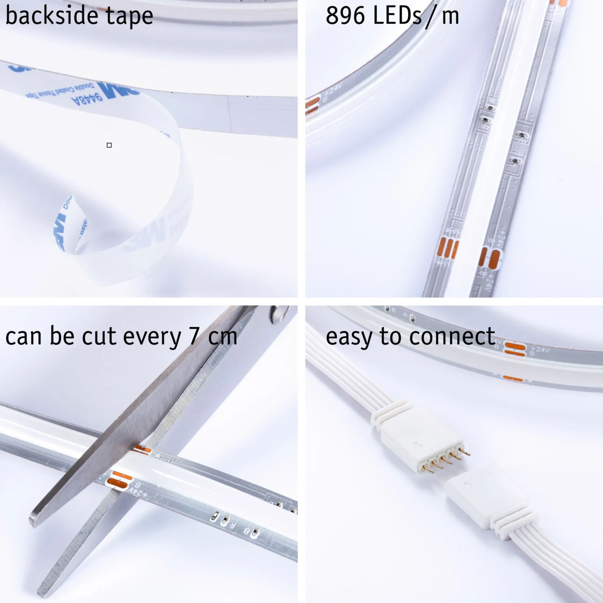 MaxLED 500 LED Strip - Basisset 3m RGBW