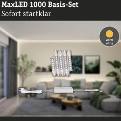 MaxLED 1000 LED Strip - Basisset 1,5m Warmweiß