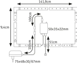 MaxLED 250 LED Strip - Basisset 4,3m RGBW+