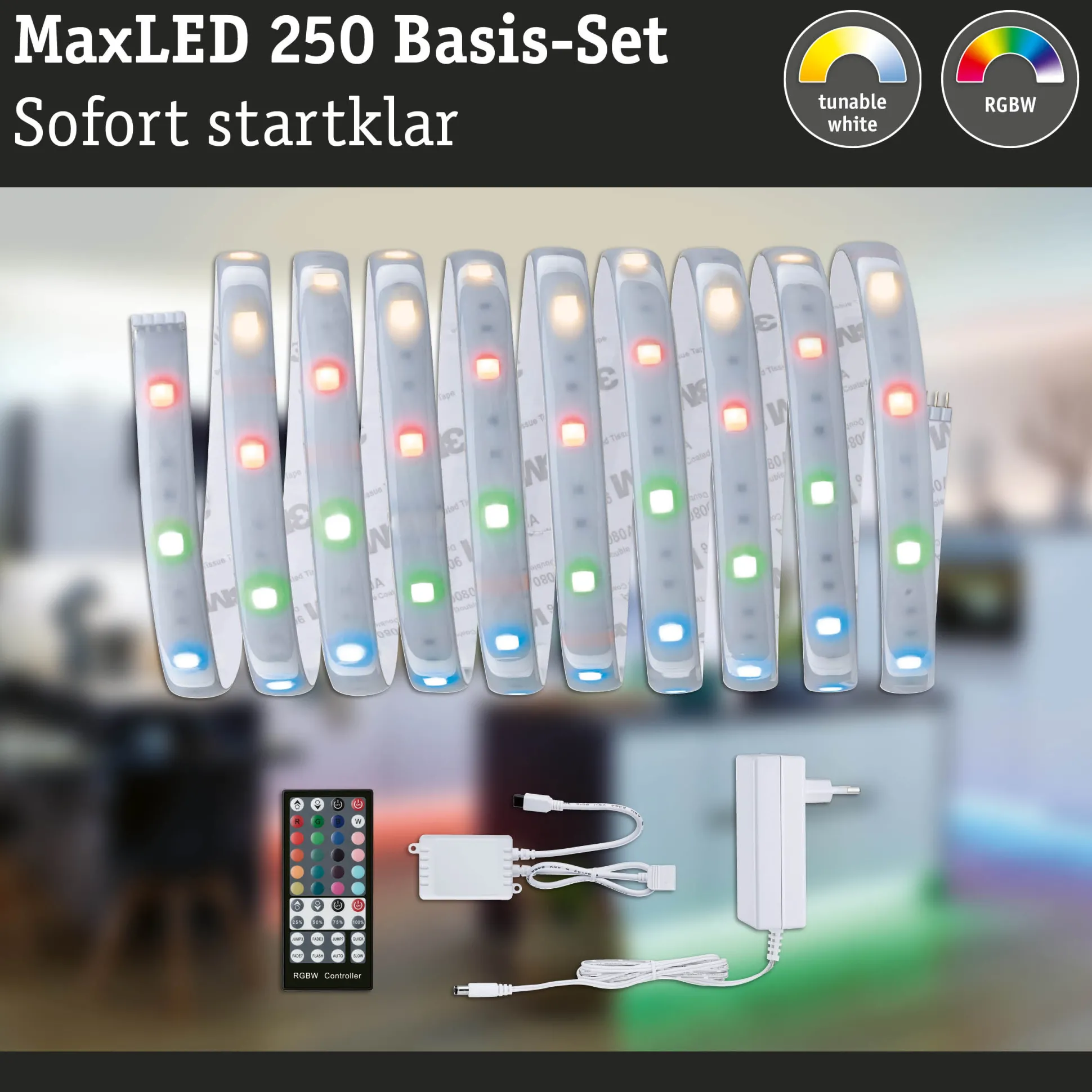 MaxLED 250 LED Strip - Basisset 3m RGBW+