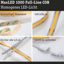 MaxLED 1000 LED Strip - Basisset 1,5m Tageslichtweiß