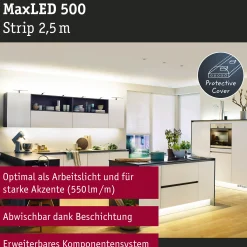 MaxLED 500 LED Strip - Einzelstrip 2,5m Warmweiß