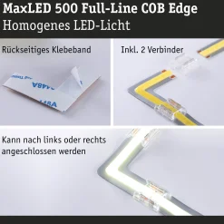 MaxLED 500 LED Strip - Erweiterung COB Ecke 90 ° Tunable White