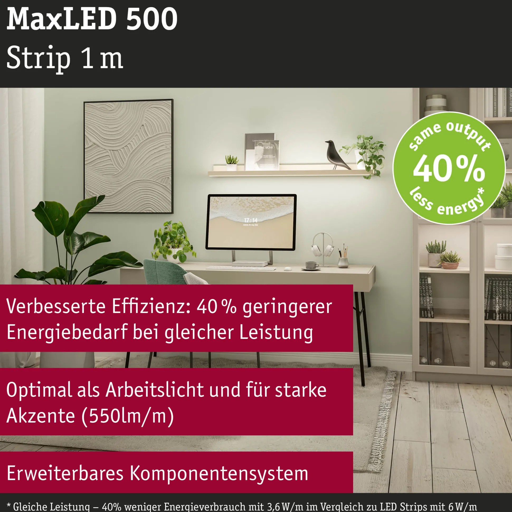 MaxLED 500 LED Strip - Erweiterung 1m