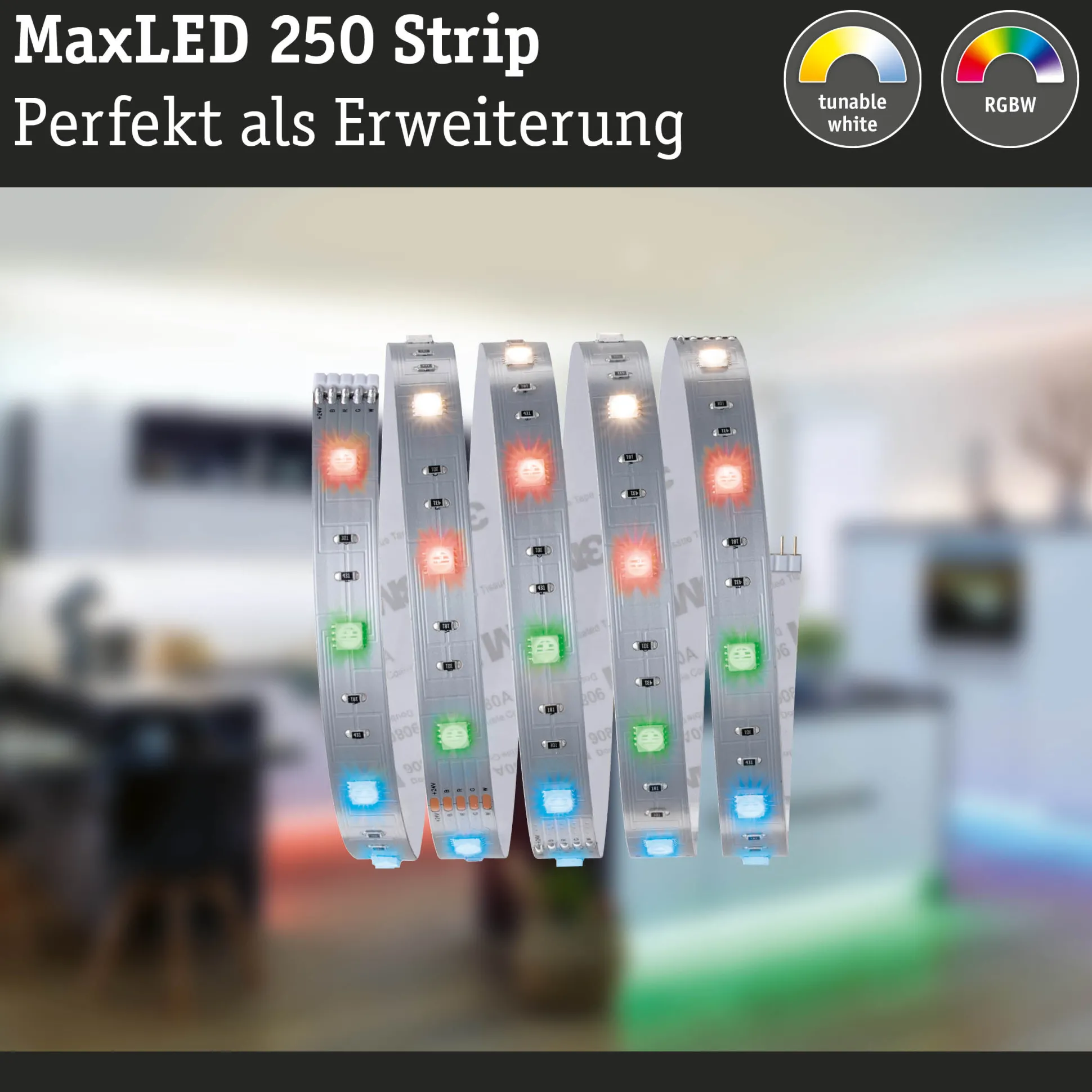 MaxLED 250 LED Strip - Erweiterung 1m RGBW+
