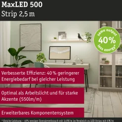 MaxLED 500 LED Strip - Erweiterung 2,5m Warmweiß