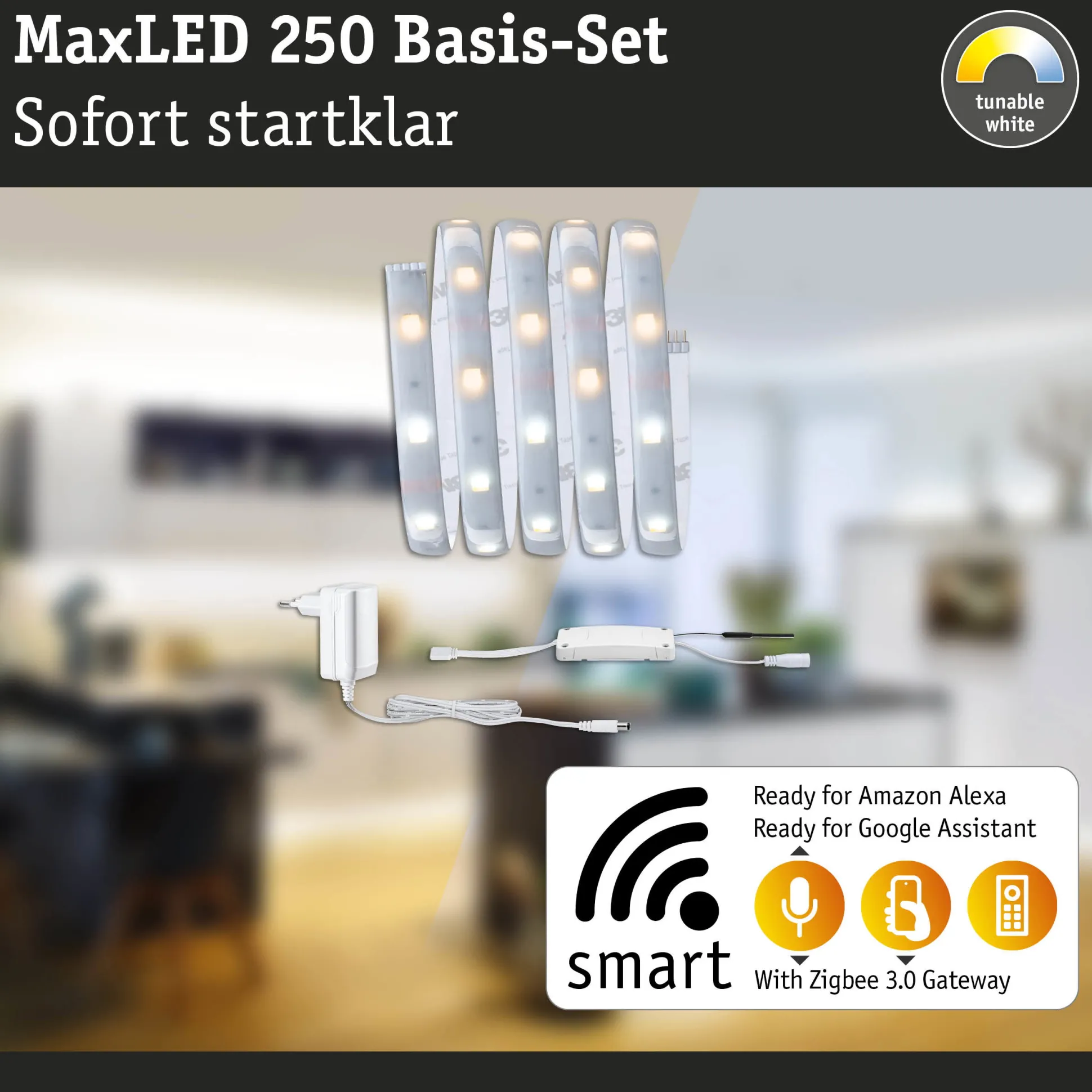 MaxLED 250 LED Strip Smart Home Zigbee 3.0 - Basisset Basisset 1,5m Tunable White