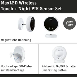 MaxLED Zubehör Steuerung - Basisset Funk-Touchschalter