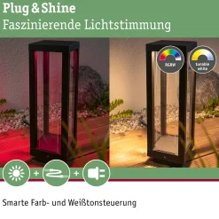 Plug & Shine Laterne Smart Home Zigbee 3.0 - Classic Einzelleuchte