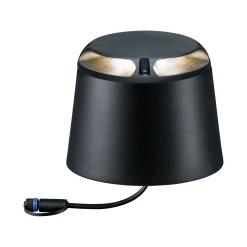 Plug & Shine LED Bodenaufbauleuchte - Warmweiß Einzelspot Zweifacher Lichtaustritt, 180°
