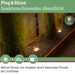 Plug & Shine LED Bodeneinbauleuchte - Floor Einzelleuchte Insektenfreundlich