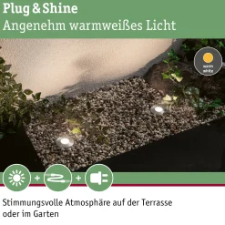 Plug & Shine LED Bodeneinbauleuchte - Floor Mini Einzelspot