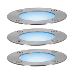 Plug & Shine LED Bodeneinbauleuchte Smart Home Zigbee 3.0 - RGBW Basisset