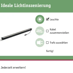 Plug & Shine LED Bodeneinbauleuchte - Lichtleiste
