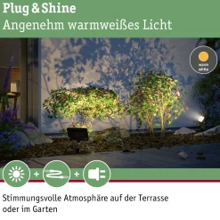 Plug & Shine LED Gartenstrahler - Fluter Einzelspot