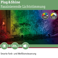 Plug & Shine LED Gartenstrahler Smart Home Zigbee 3.0 - Pike Basisset