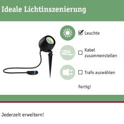 Plug & Shine LED Gartenstrahler Smart Home Zigbee 3.0 - Kikolo