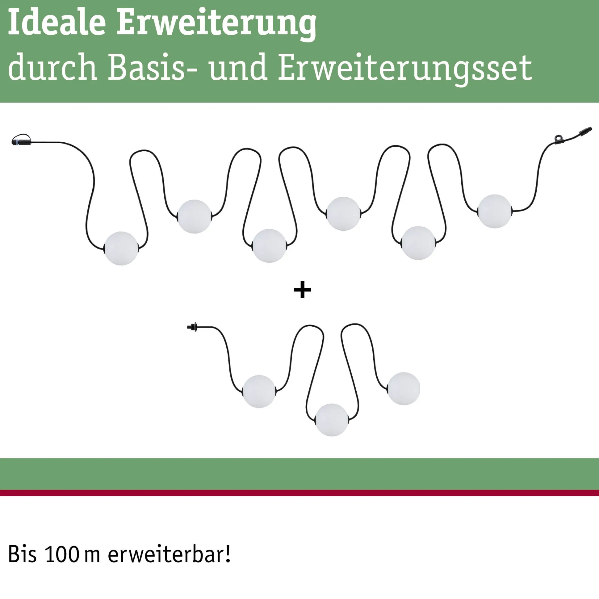 Plug & Shine LED Lichterkette - Naima Erweiterungsset