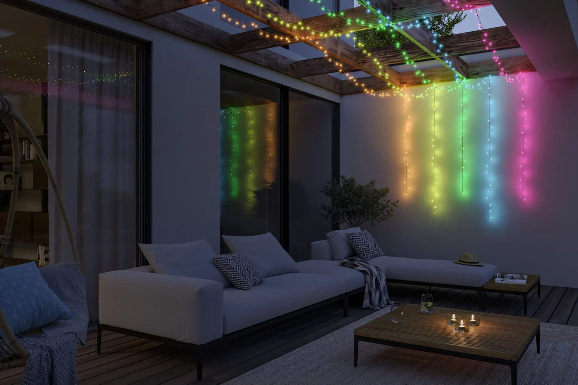 Plug & Shine LED Lichterkette - Yuna RGB 5m