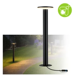 Plug & Shine LED Pollerleuchte - Plate Einzelleuchte insektenfreundlich