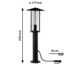 Plug & Shine LED Pollerleuchte - Classic Einzelleuchte