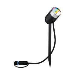Plug & Shine Preisattraktives Starterset Zigbee 3.0 - Smart Home smik Gateway + LED Gartenstrahler Pike Basisset RGBW+