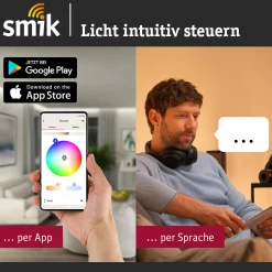 Preisattraktives Starterset Zigbee 3.0 - Smart Home smik Gateway + 3x LED Modul Einbauleuchte RGBW