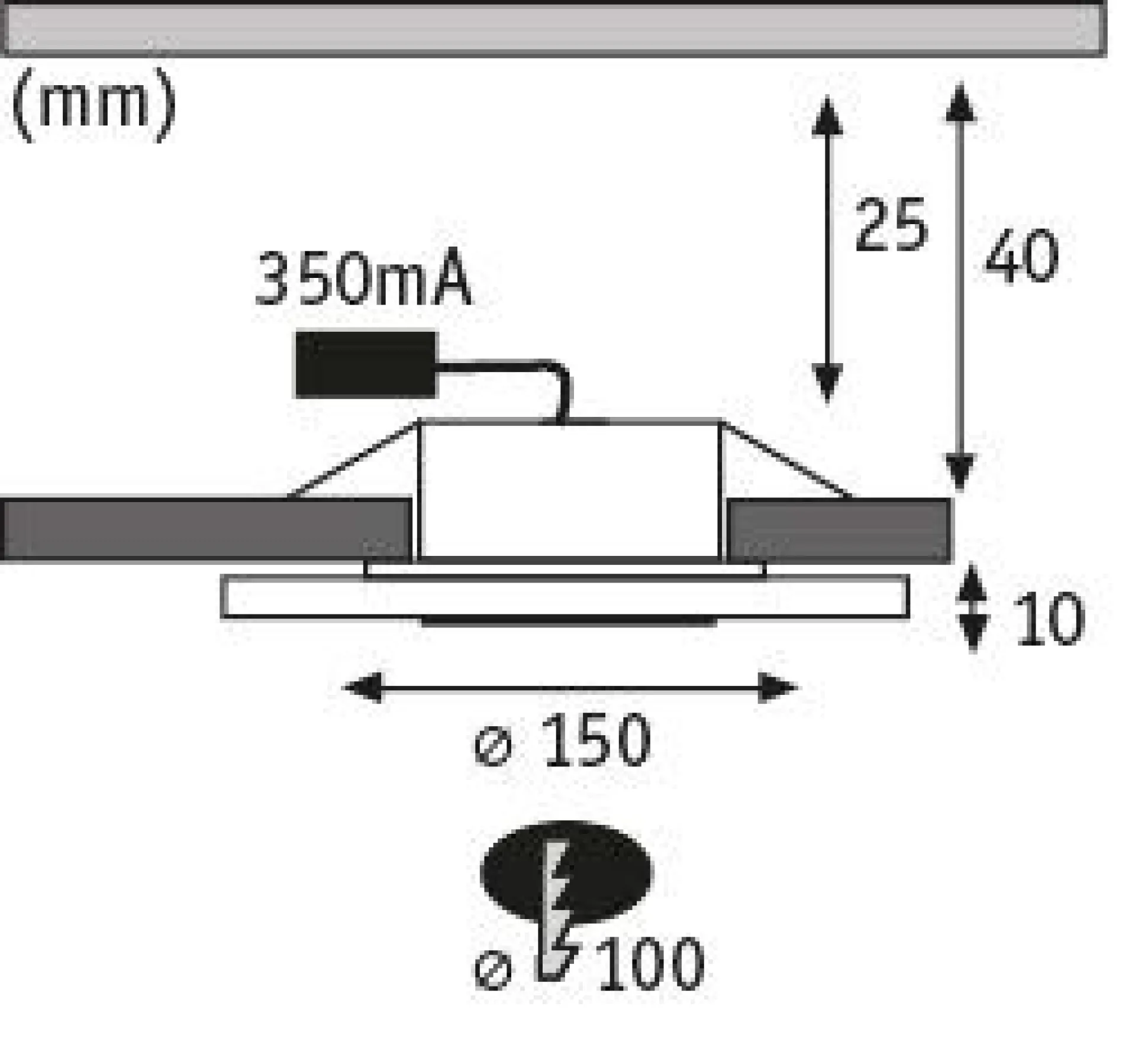 Premium LED Einbauleuchte - Whirl Basisset