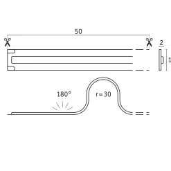 Pro Strip LED Strip - Silver P150 COB 840