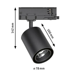 ProRail3 LED Schienenspot - Kratos 50°