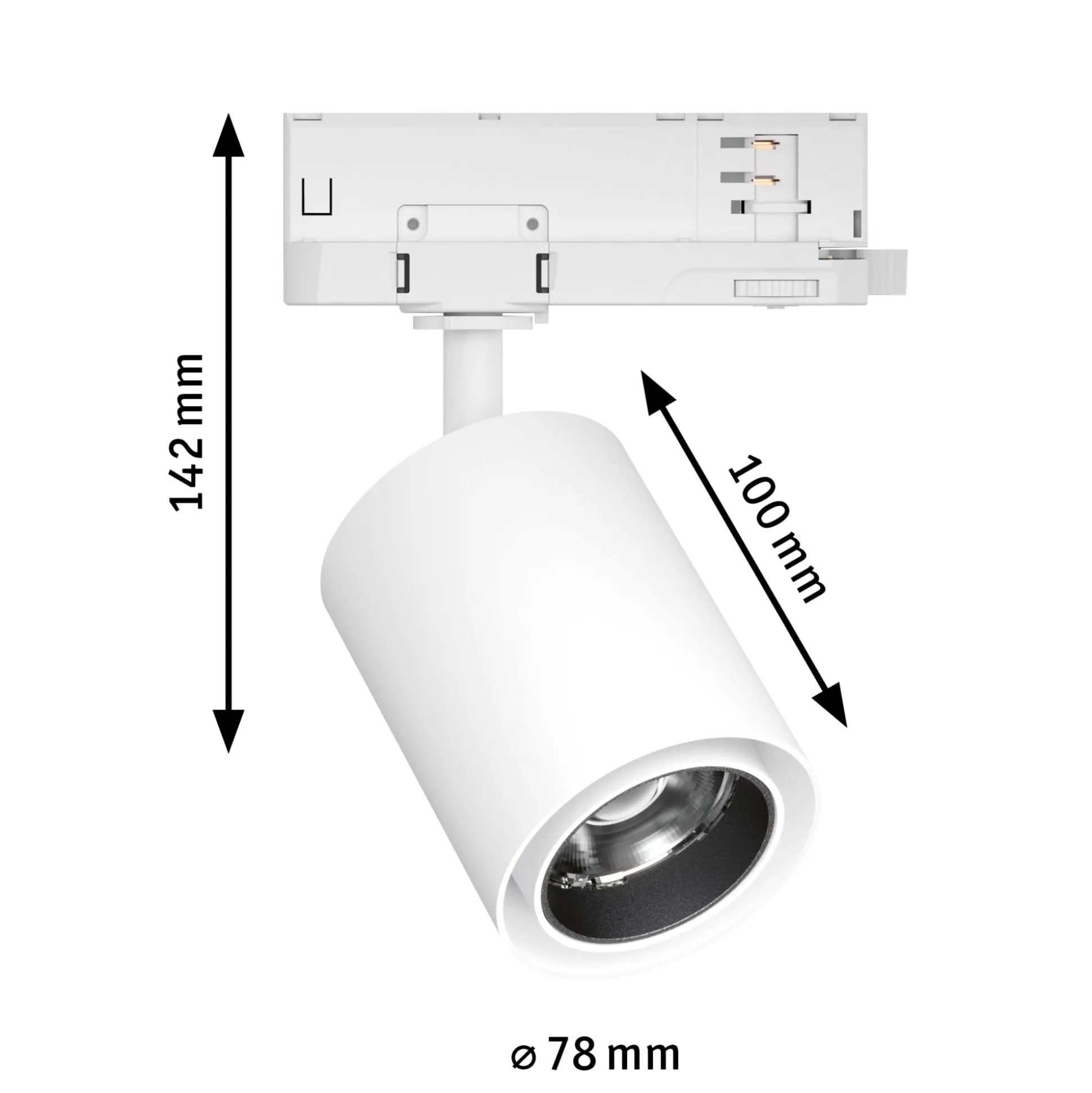 ProRail3 LED Schienenspot - Kratos 50°