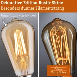 Rustic Shine Standard 230V - LED Birne E27
