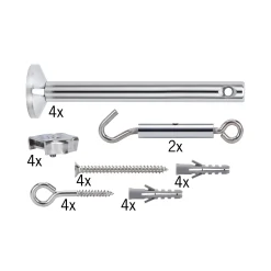Seilsystem Montageset - 4er-Set
