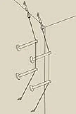 Seilsystem Montageset - 4er-Set