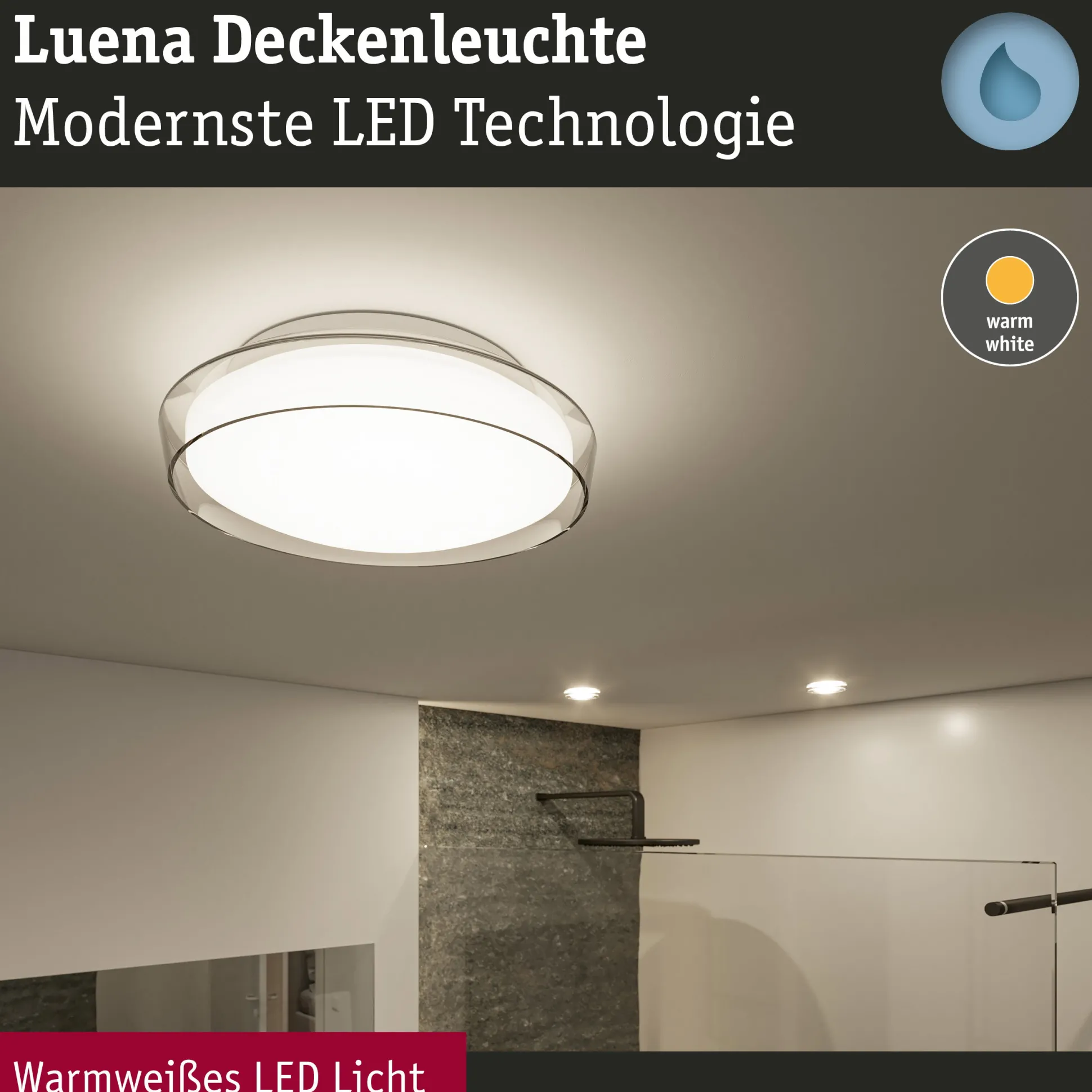 Selection Bathroom LED Deckenleuchte - Luena