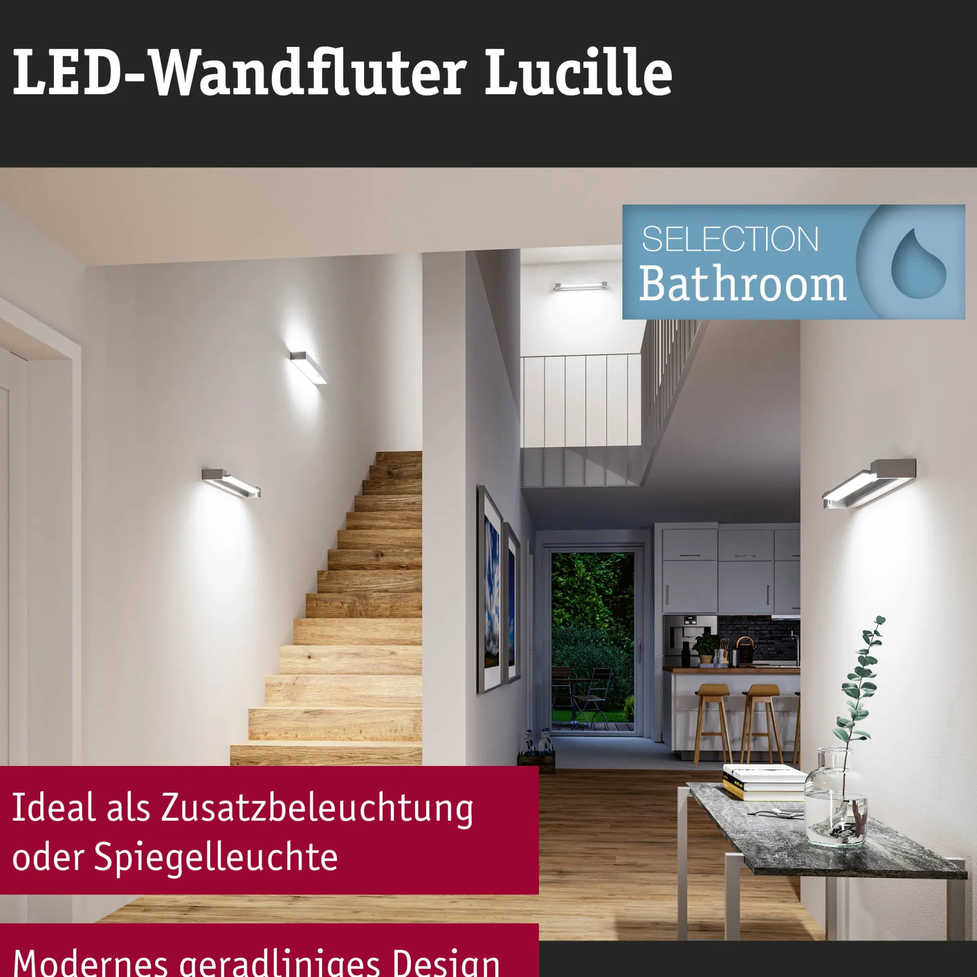Selection Bathroom LED Wandleuchte - Lucille