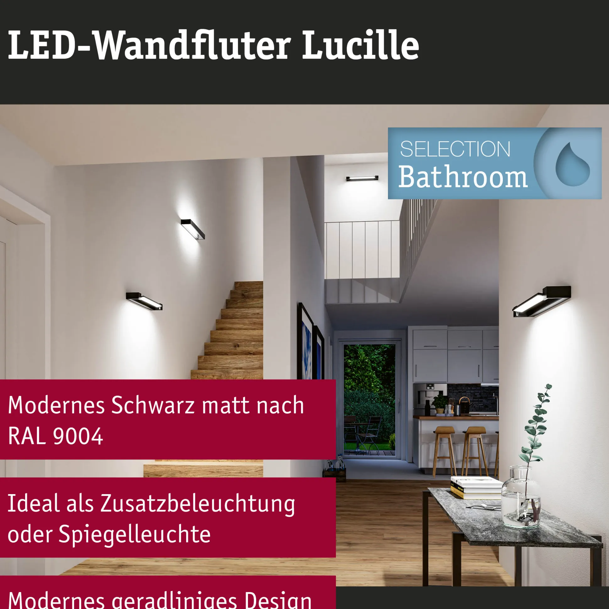 Selection Bathroom LED Wandleuchte - Lucille