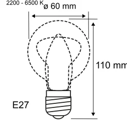 Set Filament 230V Smart Home Zigbee 3.0 - LED Birne E27